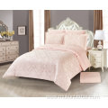 Luxury jacquard quilt bedding comforter set